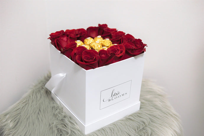 Roses and Chocolate. The Perfect Pair!