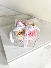 Load image into Gallery viewer, 4 Infinity Rose Acrylic Box