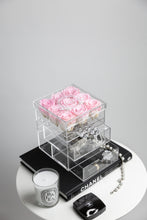 Load image into Gallery viewer, 9 Infinity Rose Acrylic Jewelry Box