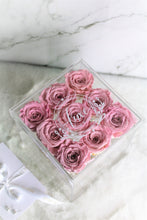 Load image into Gallery viewer, 9 Infinity Rose Acrylic Jewelry Box