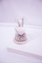 Load image into Gallery viewer, Off White Single Infinity Rose cloche
