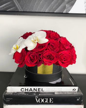 Load image into Gallery viewer, Luxe Rose Dome with Orchids