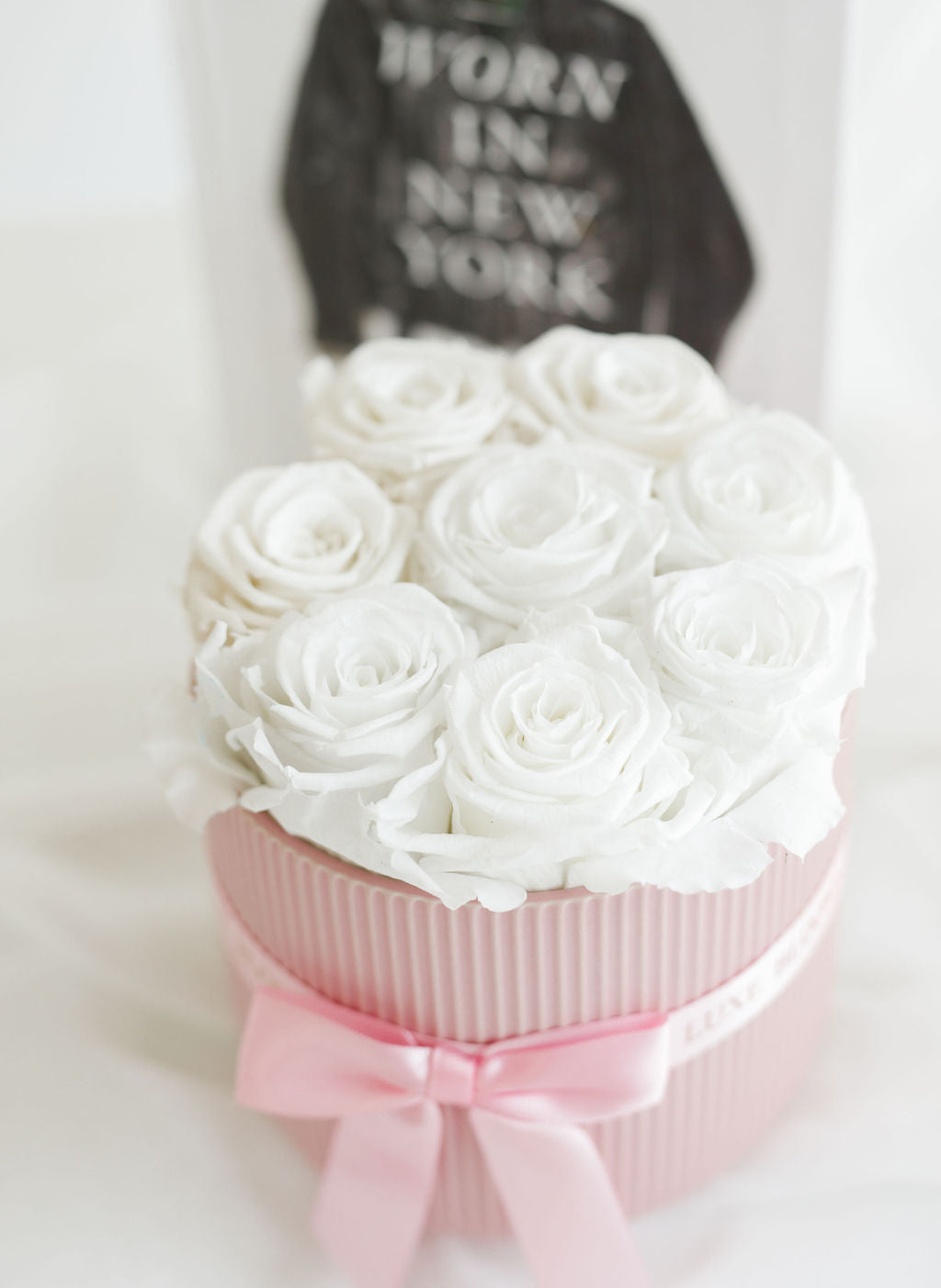 8 Infinity Rose Box in Ceramic