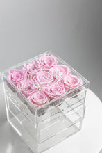 Load image into Gallery viewer, 9 Infinity Rose Acrylic Jewelry Box
