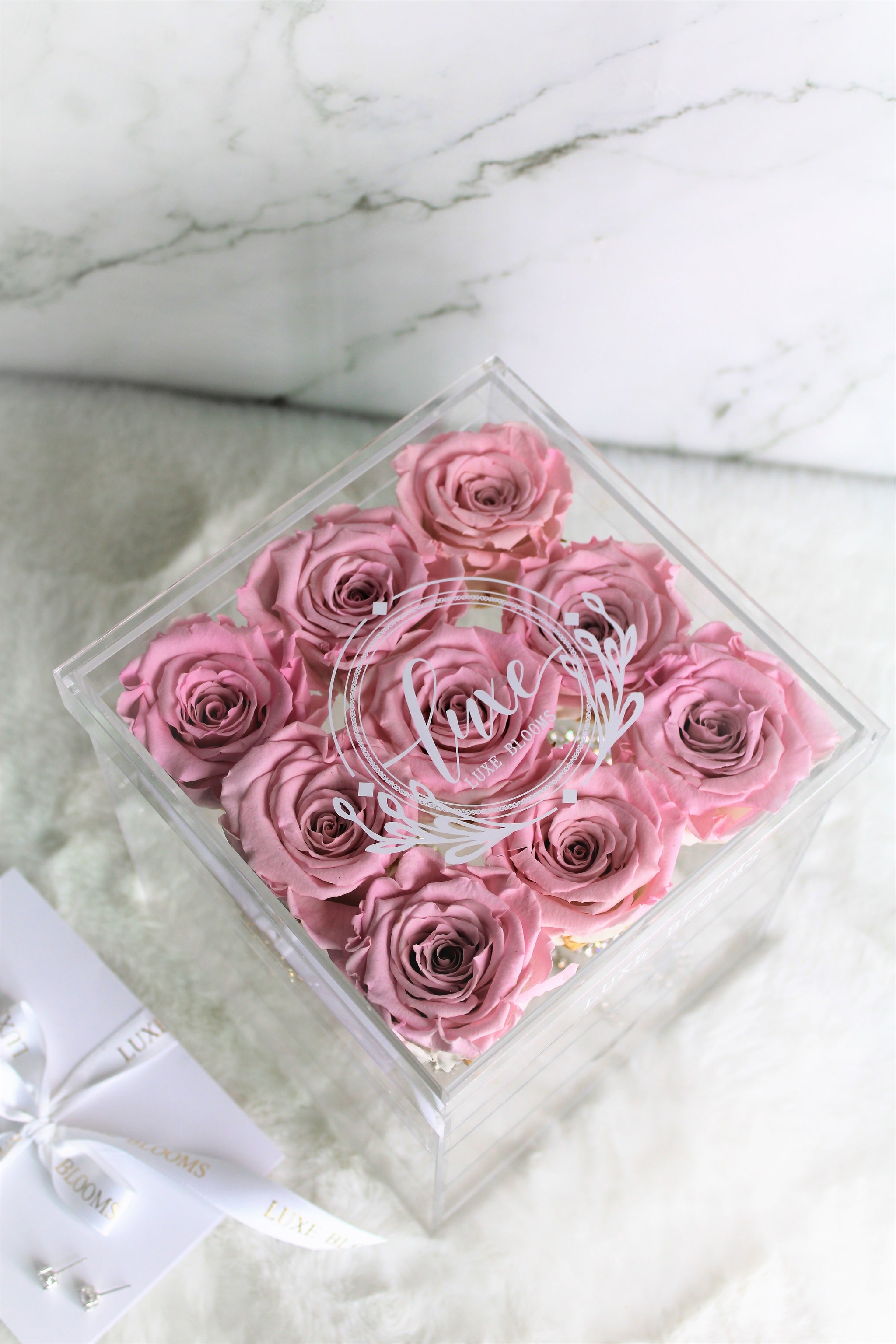Infinity Rose Acrylic Jewelry Box Ottawa