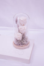 Load image into Gallery viewer, Off White Infinity Rose Cloche Trio
