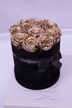 Load image into Gallery viewer, 9 Metallic Infinity Rose Box
