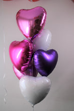 Load image into Gallery viewer, LUXE BALLOON BOUQUET: PINK, PURPLE, WHITE
