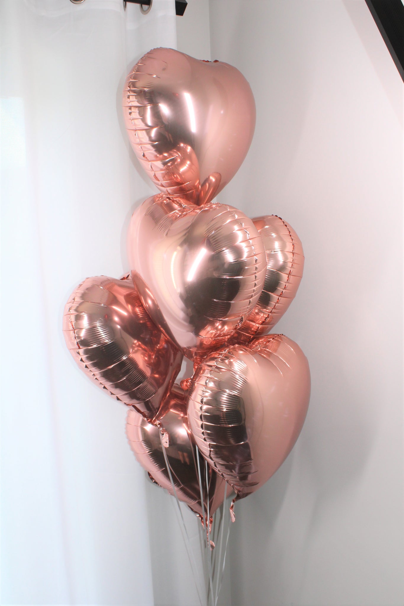 Bouquet Ballons Rose Gold