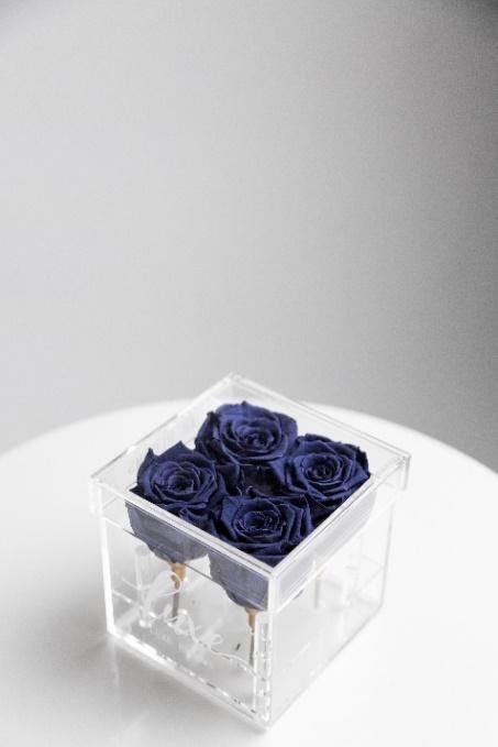 4 Infinity Rose Acrylic Box