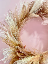 Load image into Gallery viewer, Boho Pampas Hoop Wreath
