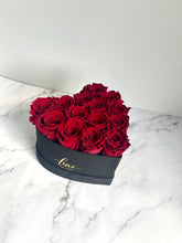 Load image into Gallery viewer, Heart Shaped 14 Infinity Rose Box
