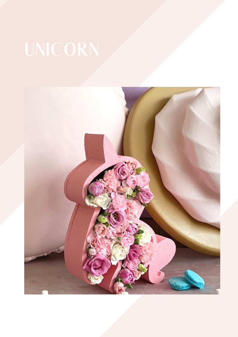 Unicorn Flower Box | Luxe Blooms