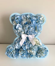 Load image into Gallery viewer, Blue Hydrangea Teddy Bear | Luxe Blooms
