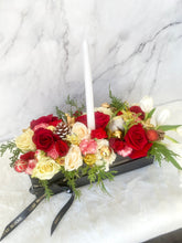 Load image into Gallery viewer, Lush Candle Christmas Centerpiece
