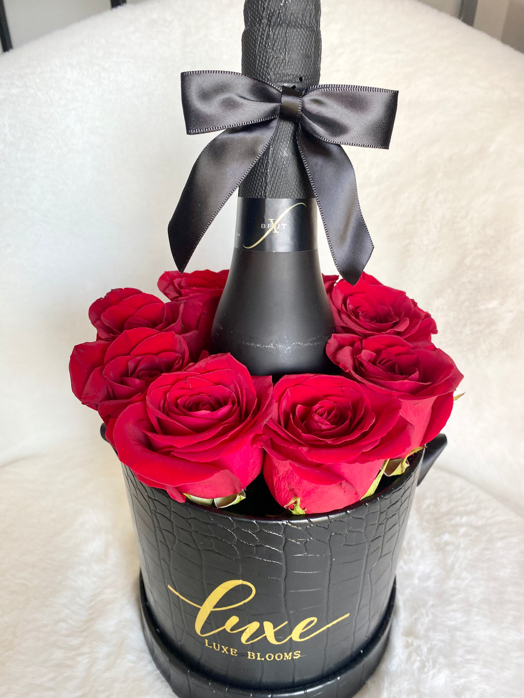 Champagne For One Rose Box